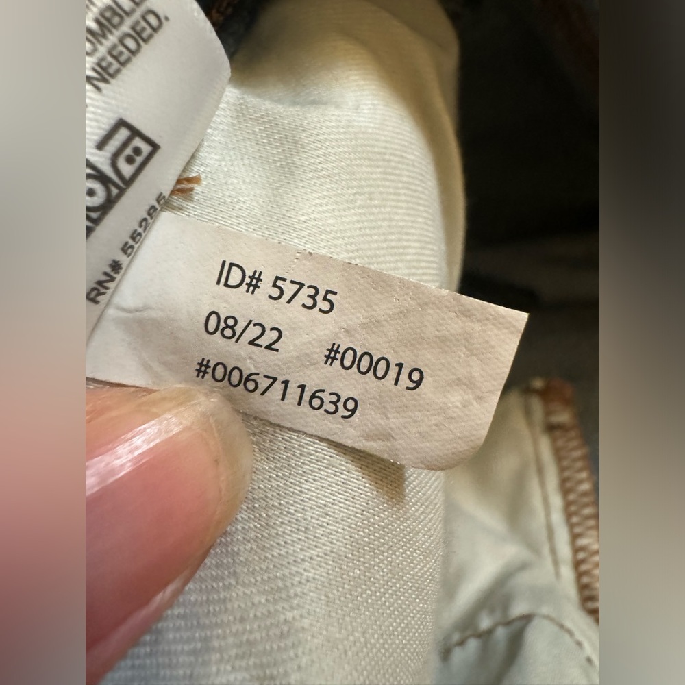 Express relaxed tapered mild rise long jeans id 5735 size 6R NWT - Picture 7 of 8